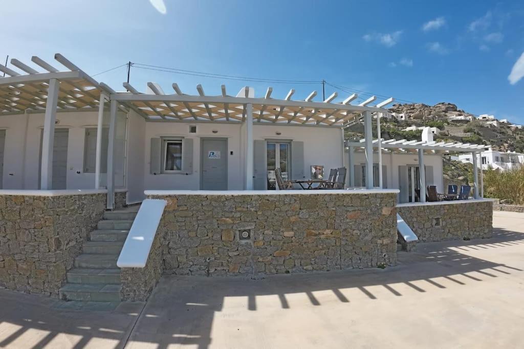 1Path Wave Mykonos Super Paradise Beach House Mykonos Town Buitenkant foto