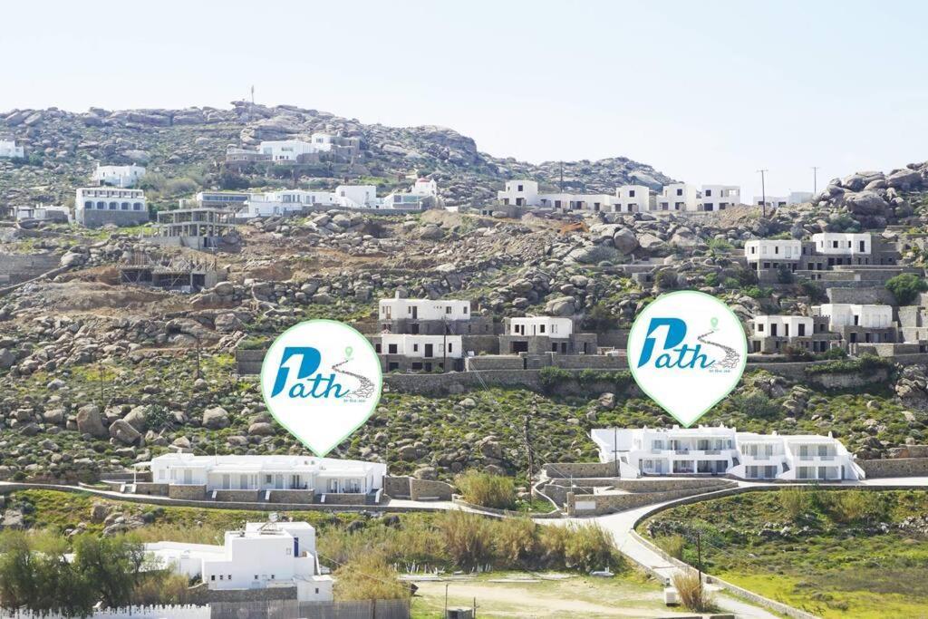1Path Wave Mykonos Super Paradise Beach House Mykonos Town Buitenkant foto